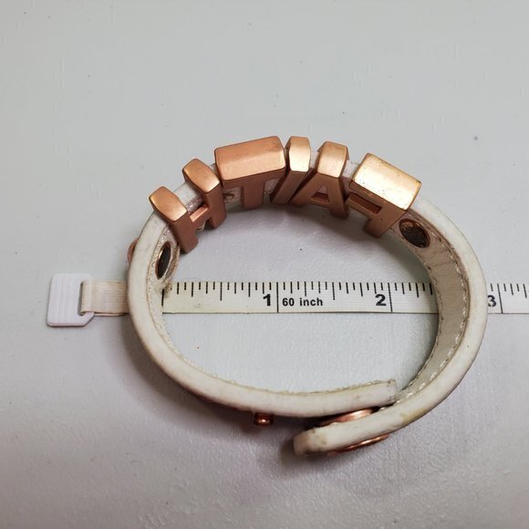 BCBGeneration Bracelet Faith Cuff Floral Rose Gold - Picture 10 of 10